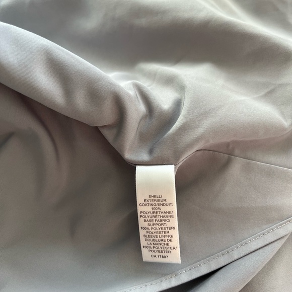 Banana Republic Light Gray Trench Coat - Picture 7 of 8